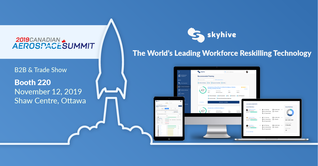 SkyHive is working iwth leading aeospace companies on the Future of Work. 