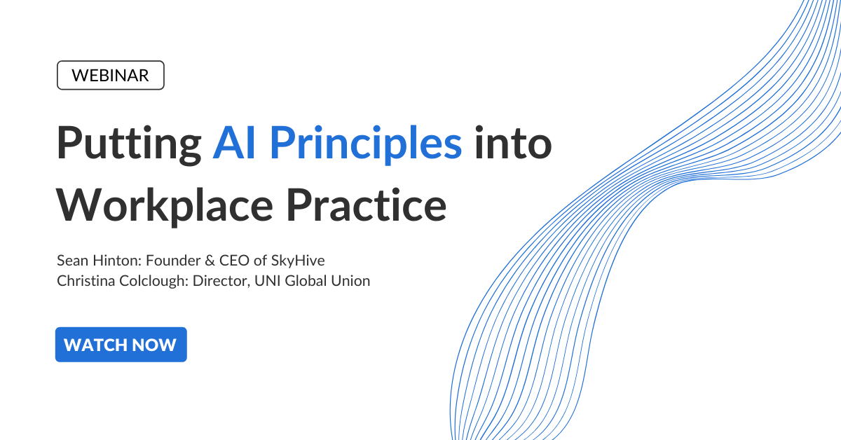 Putting AI Principles into Workplace Practice
