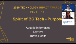 SkyHive named a finalist for Spirit of BC Tech - Purpose Award