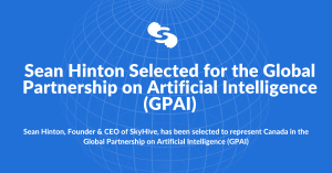 Sean Hinton selected for the Global Partnership on Artificial Intelligence